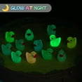 thumbnail image 5 of sixwipe 200 Pcs Luminous Mini Resin Ducks, 10 Colors Tiny Duck Glow in The Dark, Small Plastic Miniature Ducks Figures for Dollhouse Decor, Landscape Aquarium, Craft, Gifts Party Favors Toys, 5 of 7