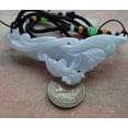 thumbnail image 6 of Certified Pale Lavender Green Burma 100% Natural A Jade jadeite Pendant Eagle Fish Ruyi Necklace 661204 TN, 6 of 8