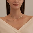 thumbnail image 2 of MACEHLJP 14K Gold Plated Snake Chain Necklace Gold Choker Necklaces for Women, 2 of 5