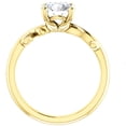 thumbnail image 2 of Pompeii 1 1/4 ct Solitaire Moissanite Vine Engagement Ring 14k Yellow Gold (H/I,VVS1), 2 of 3
