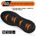 thumbnail image 4 of Steel Toe Shoes for Men Work Shoes Safety Shoes Lightweight Puncture Proof Indestructible Work boots, 4 of 6