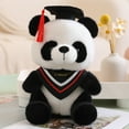 thumbnail image 3 of Graduation Memorial Toy Doctor Scarf Panda Doll Scarf Panda Toy Graduation Decoration for Graduation Season, 3 of 6