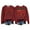 Brick Red, variant on Tiweut Womens Christmas Sweatshirts Loose Fit Hoodless Pullover Long Sleeve Crewneck Everyday Wear Soft Fleece Fashion Streetwear Ladies Blouses Brick Red,L