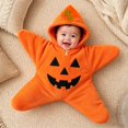 thumbnail image 2 of Baby Starfish Cold‑Weather Onesie, Heavy‑Duty Fleece Romper, Hooded Footie Bodysuit, Comfort Daily‑wear Jumpsuit Outfits for Boys Girls, 2 of 6