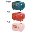 thumbnail image 3 of Household Home Ornament Remote Control Storage Napkins Placement Paper Pumping Case Napkin Case Tissue Box Radio Model Paper Storage Box RED, 3 of 8