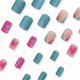 thumbnail image 5 of Square Nail Tips Fake Nail Glues On Nail Stick On Nail Press On Nail Artificial, 5 of 5