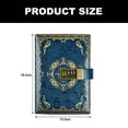 thumbnail image 2 of Lockable Secret Diary, hot gold embossed design diary, thick refillable diary, lock for adults and children, 2 of 5
