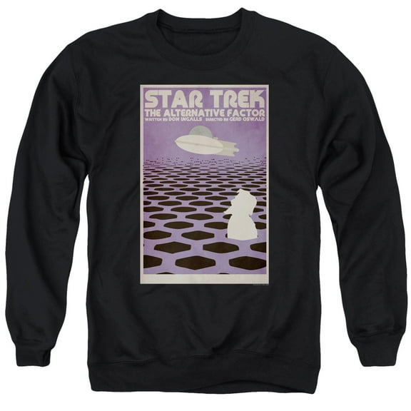 Star Trek Tos Episode 27 Adult Crewneck Sweatshirt Black