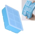 thumbnail image 3 of Large Silicone Ice Tray, 6 Cells Square Ice Maker for Cold Drinks, Desserts, and More, 3 of 8