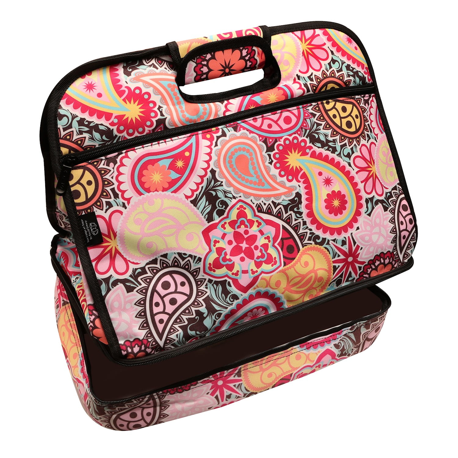 Two Lumps of Sugar Insulated Double Casserole Carrier Totes Tuna