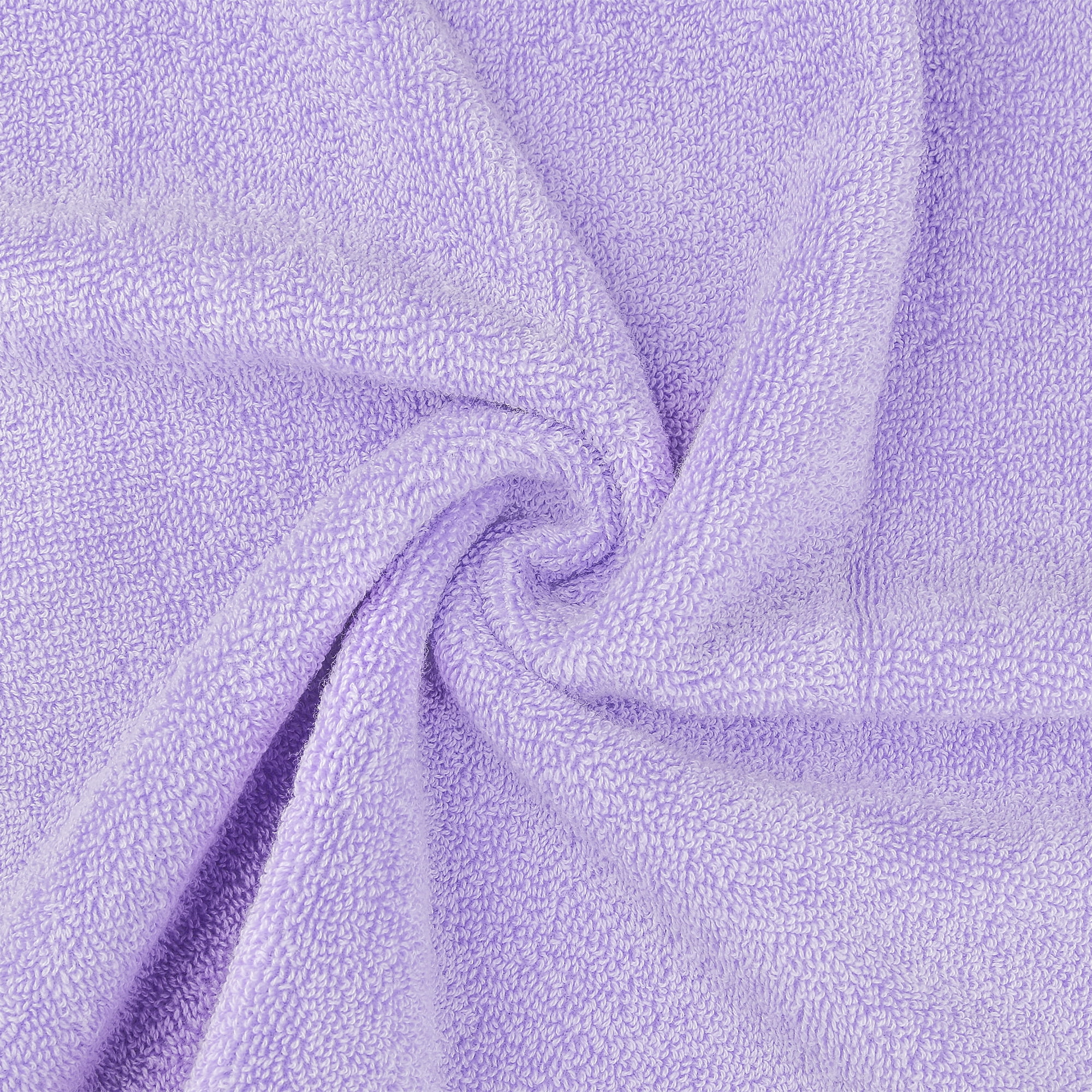 Unique Bargains 4 Pcs Striped Quick Drying Non-Linting Hand Towel 14" x 30" Purple/Blue