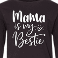 thumbnail image 4 of Inktastic Mama Is My Bestie Long Sleeve Youth T-Shirt, 4 of 5