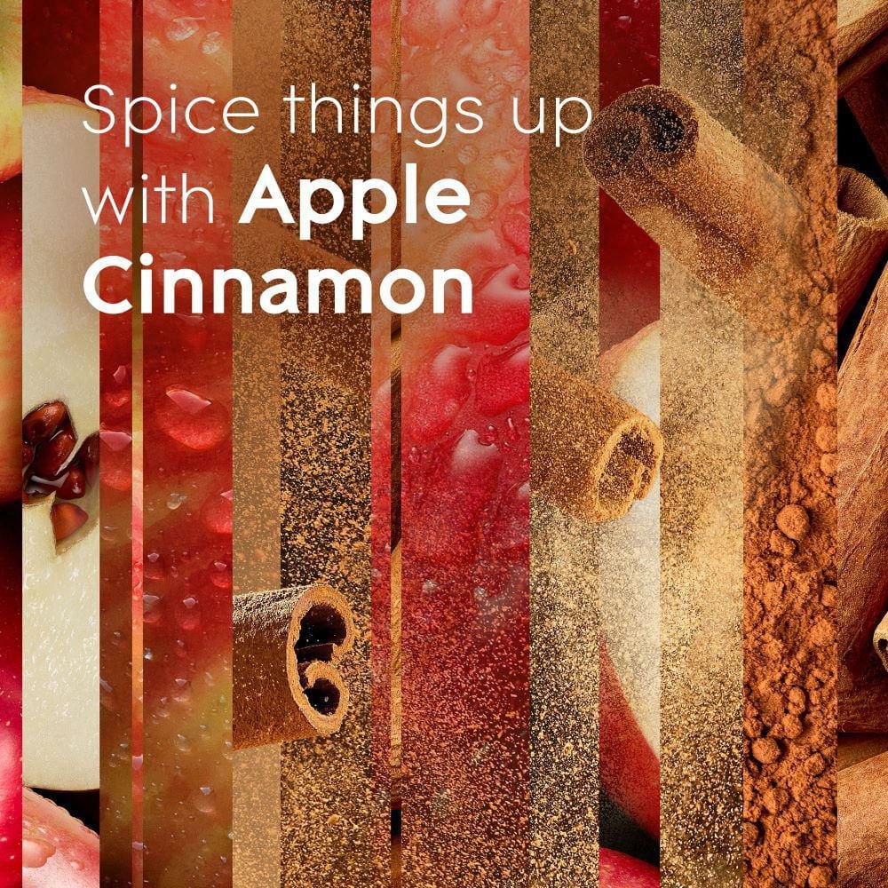 Glade® Scented Candle Air Freshener, Apple Cinnamon, Jar Candle, 2 Pack