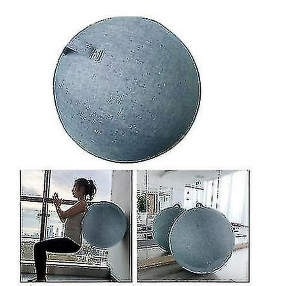 Yoga Ball Cover 65cm Pilates Sitting Ball Chair Dustproof Protector Slipcover