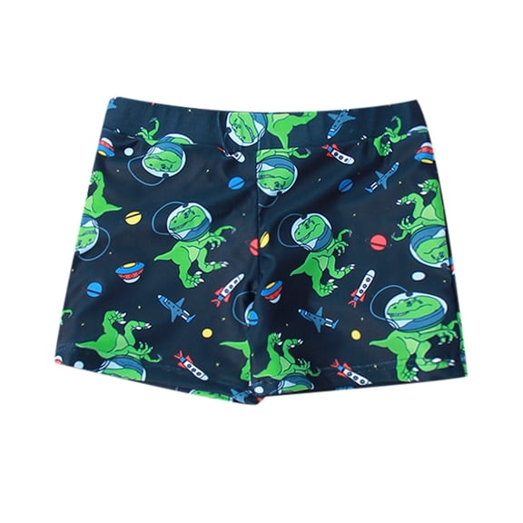 LNMQLPDBS Swim Trunks for Toddler Cartoon Dinosaur Pattern Printed Summer Elastic Swimming Shorts Quick Dry Beach Swimwear Boys Baby Boy Swimsuit for Swimming Pool Hot Spring Green 3-4 Years