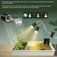 thumbnail image 2 of Dual-Head Reptile Basking Light Fixture with Auto Timer - Adjustable UVB Heating Lamp for Turtles and Lizards - Black, Long Design for Optimal Sunlight Simulation (Bulbs not included), 2 of 6