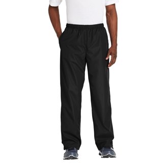 Sport-Tek Men's Polyester Wind Pants PST74, Track Joggers with