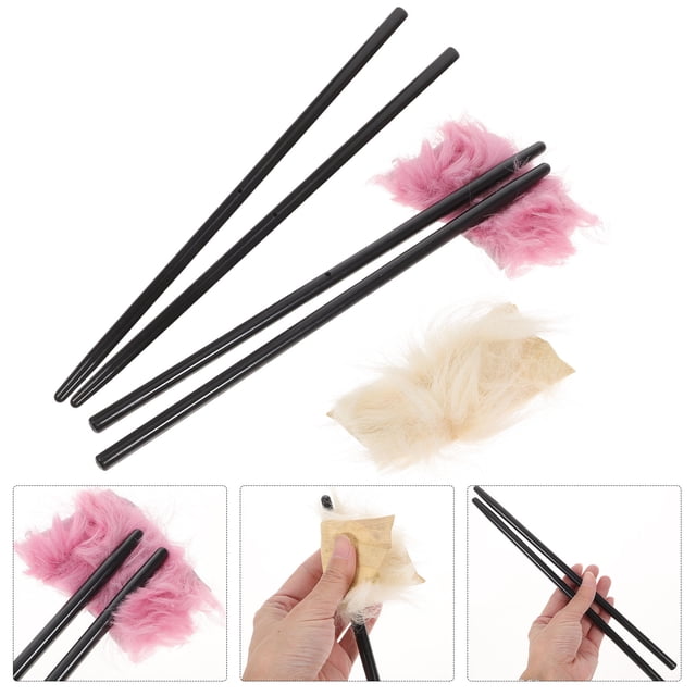 WEUVEB 2 Sets Static Experiment Rubber Stick for Friction Science Teachers Junior High School