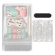 thumbnail image 1 of 24 Uds uñas postizas para dedos de los pies, cubierta completa cuadrada de dibujos animados, puntas artísticas para uñas postizas para mujeres y niñas, verano 0046-20, 1 of 8