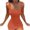 Orange, variant on IROINNID Women's Sleeveless Bodycon Dress Square Neck Summer Lacing Sling s Elastic Pleats Waist Dress Regular Dress