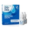 renu MultiPlus Lubricating & Rewetting Drops –From Bausch + Lomb –Twin Pack, Two 8 mL Bottles (16 mL Total)