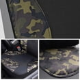 thumbnail image 5 of BDK Camo Seat Covers for Truck, Car, SUV - Two Tone Black and Camouflage Sideless Front Auto Seat Protectors, 5 of 10