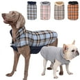 thumbnail image 6 of Duuclume Dog Plaid Coat,Reversible Dog Coat Pet Cold Weather Winter Outdoor Jackets (Blue/L), 6 of 6