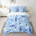 thumbnail image 2 of Homewish Flying Dragonflies Twin Bedding Sets 7-Piece for Boys Girls,Chic Floral Dandelion Bedding Comforter Set Microfiber,Mother'S Day Gifts Breathable Sheet Sets,Microfiber Bedroom Decor, 2 of 8