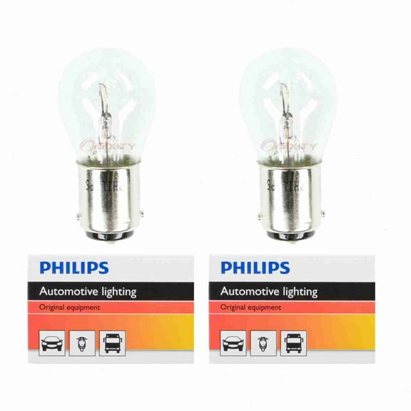 2 pc Philips 1076CP Tail Light Bulbs compatible with 26854