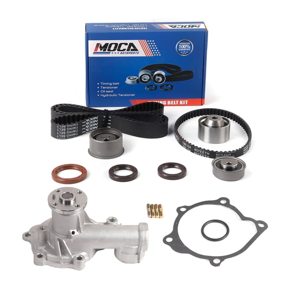 MOCA AUTOPARTS Timing Belt Kit with Water Pump Fit for 1995-1999 Mitsubishi Eclipse 2.0L