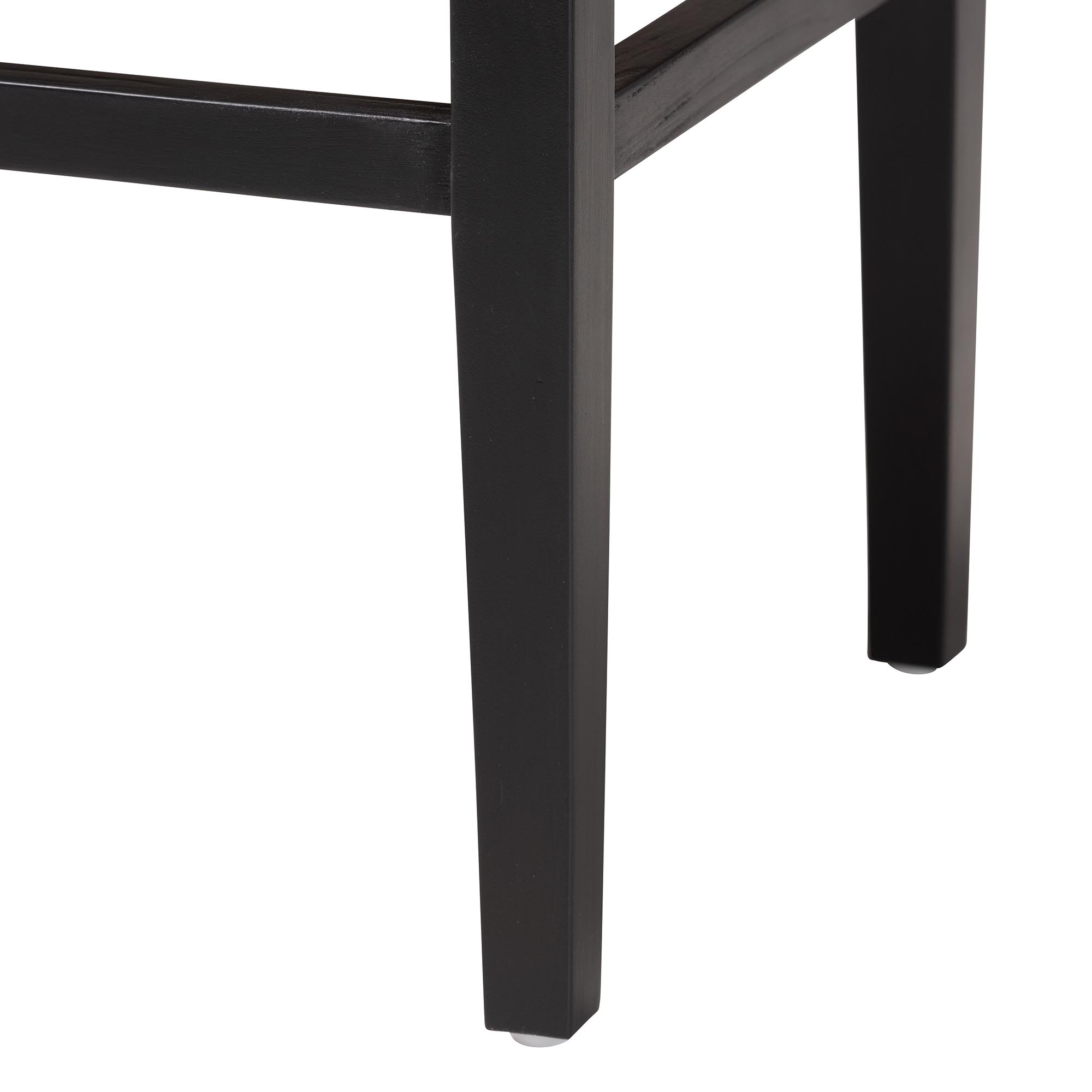 bali & pari Amber Boho Accent Bench, Natural Brown