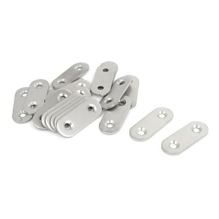 

Stainless Steel Flat Bracket Straight Mending Fixing Plates 40mm 20pcs