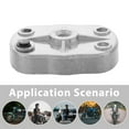 thumbnail image 3 of MLINS Mini Bike Starter Disc Compatible for 43cc/49cc Engines Replacement Part Easy to Install Starter Pull Plate for Dirt Bikes ATVs, 3 of 8
