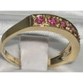 thumbnail image 3 of LBG 14k Yellow Gold Natural Ruby Womens Band Ring - Sizes 4 to 12 Available, 3 of 4