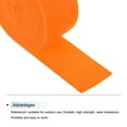 thumbnail image 3 of Uxcell Lightweight Polypropylene Webbing Strap 3.8cm 5 Yard Backpack Strapping Band Light Orange for Cargo Straps, 3 of 5