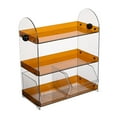 thumbnail image 3 of Luzkey Coffee Cup Rack Clear Countertop Organizer for Hotel Kitchen Pantry Tabletop Brown, 3 of 8