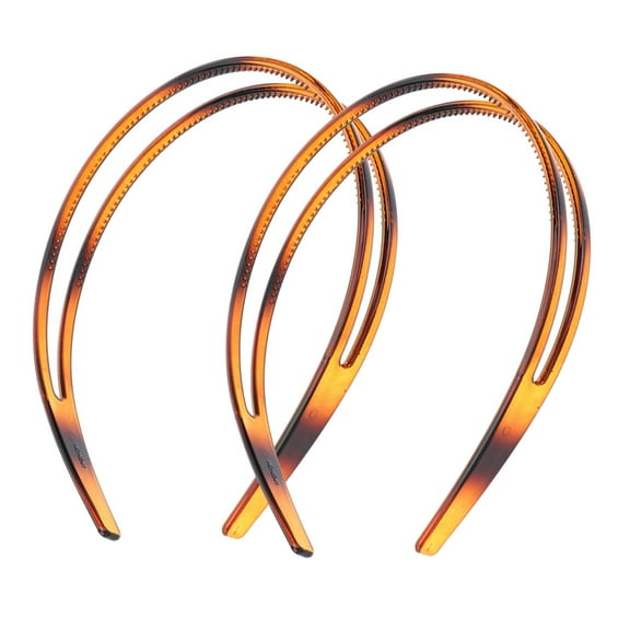 2pcs Women Face Washing Headbands Sports Hairbands Non-slip Headbands with Teeth