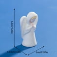 thumbnail image 3 of Guardian Angel Resin Statue, B Guardian Angel Resin Statue, Guardian Angel Resin Statue, Thanksgiving Craft Diy Decoration for Desktop And Car, by Elapind, 3 of 4