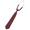Dark Red, variant on Women Girl Plain Solid Skinny 7CM Elastic Stretch Necktie School Uniform Tie