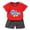 Z211-F, variant on YUEHUA Boy Clothes Summer 4t Breathable Short Sleeve Top Casual Shorts Truck Print Wrinkle Short Sleeve Top T-Shirt & Shorts Clothing Sets