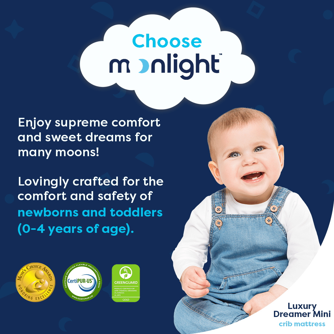 Moonlight Slumber  Luxury Dreamer Crib Mattress - 27.5 X 52 X 6