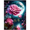 thumbnail image 1 of Kit de Bricolage à la Rose Pivoine, 30*40 cm, Cadre Non Inclus, 1 of 3