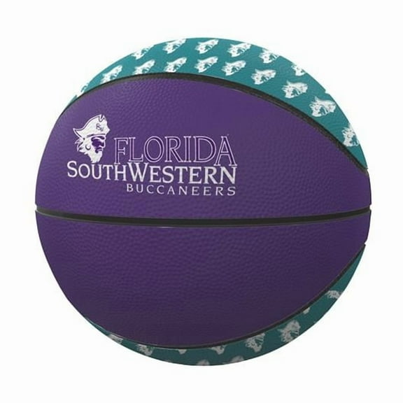 Logo Brands 675-91MR-1 Florida Southwestern State Mini Size Rubber Basketball
