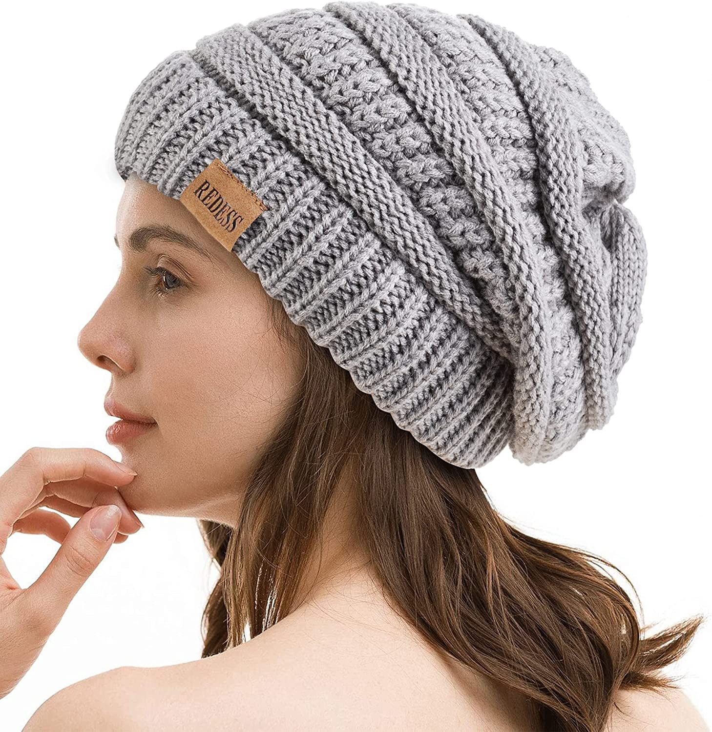?OAT Woman’s Slouch Beenie hat *NWT* REDESS-Gorro-Holgado-de-Punto-  main image 4