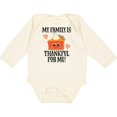 thumbnail image 3 of Inktastic Thanksgiving Thankful Family Boys or Girls Long Sleeve Baby Bodysuit, 3 of 5