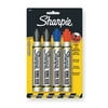 Sharpie King Size Permanent Markers, Assorted Colors, Large Chisel Tip, 4 Count