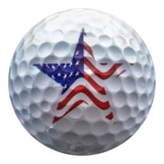 GBM Golf American Flag Golf Ball Assortment – 12 Designs – 12 Pack Patriotic Set