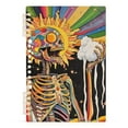 thumbnail image 7 of FORMRS 1-Subject Spiral Notebook 8" x 5" College Ruled 60 Refillable Sheet, Bright Skeleton, 7 of 7