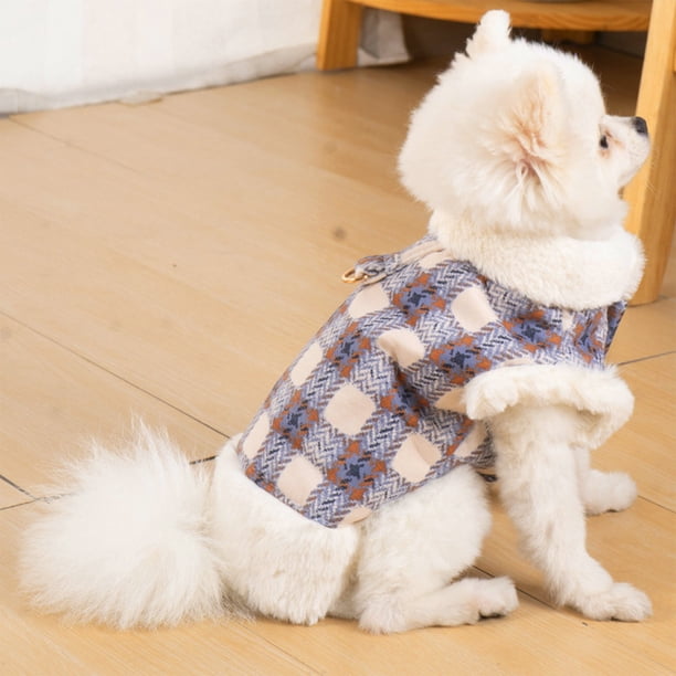 Ganfancp Christmas Dress Costume Pet Santa Claus Clothes Velvet Dresses Puppy Winter Cold Weather Coat Xmas Holiday Outfit Clothing Red Skirt Apparel Rebajas Flash Deals 1X Ropa para Mascotas
