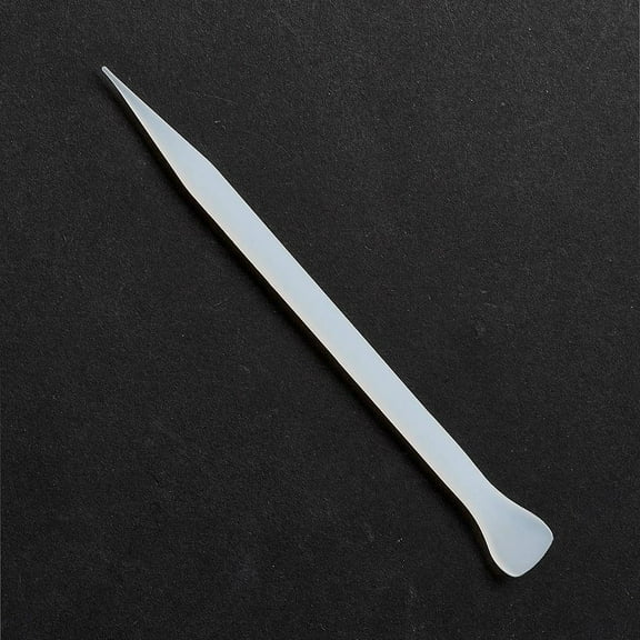 Reusable Silicone Stirring Sticks for UV Resin & Epoxy Resin Craft Making White 120x12x4.5mm